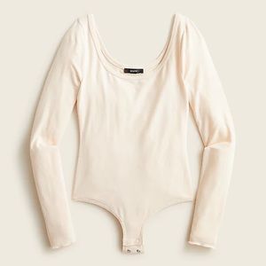 New With Tag Palest Peach Scoop Neck Bodysuit size XS